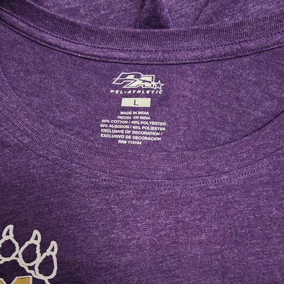 Montgomery High School Bears Purple Sports Tee Shirt Size Large - Picture 5 of 5